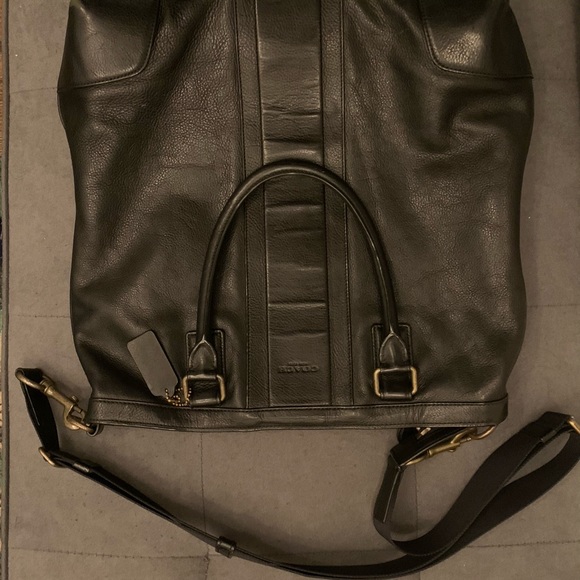 Coach Black Leather Tote Bag - Picture 4 of 4